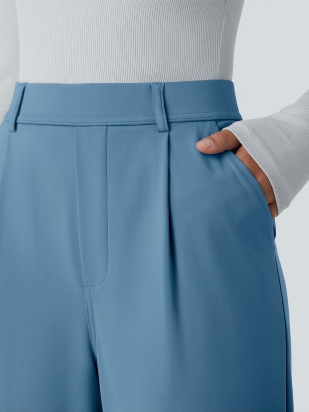 Halara Flex™ DayStretch High Waisted Pocket Work Flare Pants - Picture 3 of 9